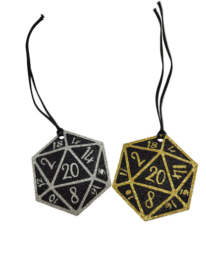 20-Sided Gaming Dice Gift Tag